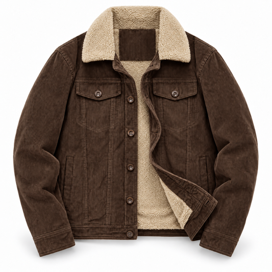 Wycliffe Sherpa-Lined Corduroy Jacket