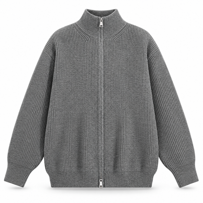 Alderwick Ribbed Full-Zip Cardigan