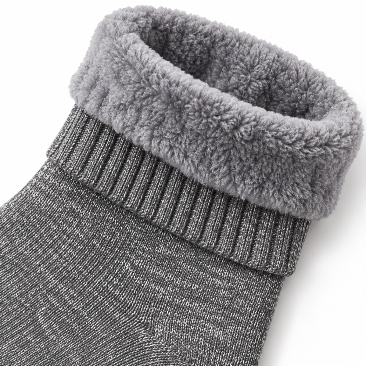 Plush-Lined Crew Socks