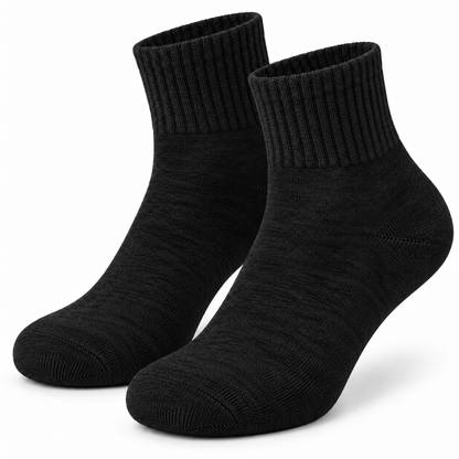 Ribbed Quarter Socks