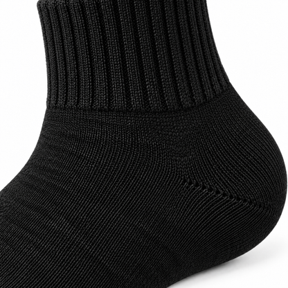 Ribbed Quarter Socks