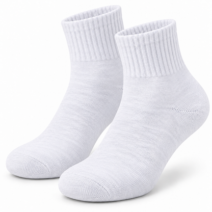 Ribbed Quarter Socks